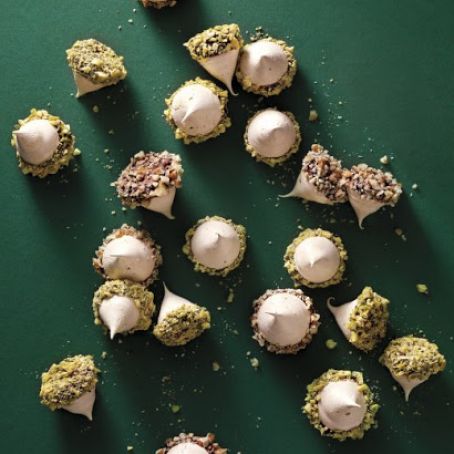 Coffee-Meringue Acorns