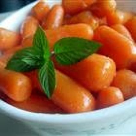 Carrots, orange glazed