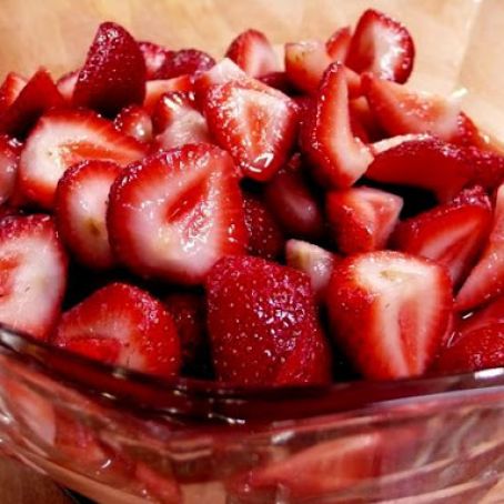 Strawberries in Orange Juice*