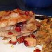 Cranberry and Apple Stuffed Pork Chops