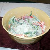 Jim's modified sunchoke salad