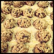 Glazed Oatmeal Raisin Coffee Cookies