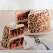 Autumn Swirl Cake with Maple Spiced Frosting