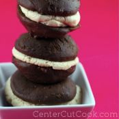 Chocolate Peanut Butter Whoopie Pies