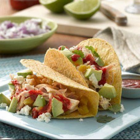 Sriracha Avocado Ten Minute Tacos