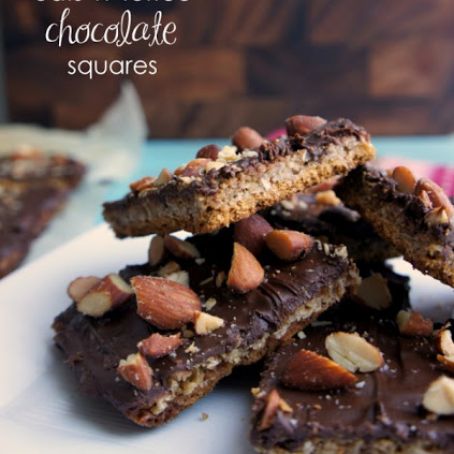 Oats ‘n’ Toffee Chocolate Squares