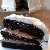Chocolate Bliss Cake with Fluffy 7-Minute Frosting