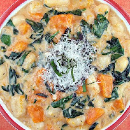 GNOCCHI****Creamy Gnocchi, Butternut Squash and Spinach