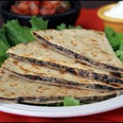 Gooey Mushroom Quesadilla