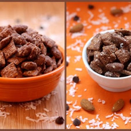 Almond Joy Puppy Chow (Muddy Buddies)