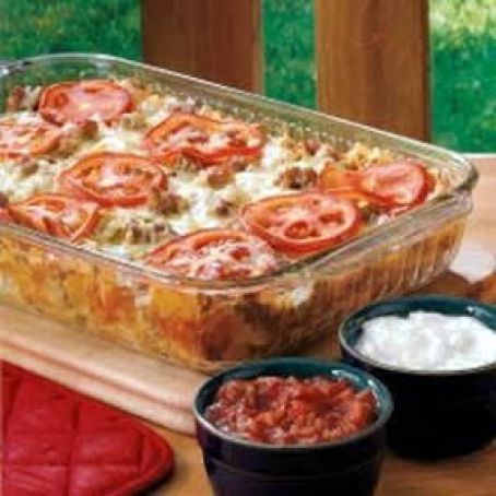 Southwest Sausage Bake Recipe