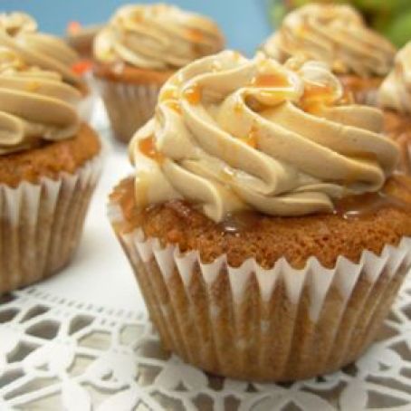 Cupcakes: Apple Cupcakes with Brown-Sugar Buttercream