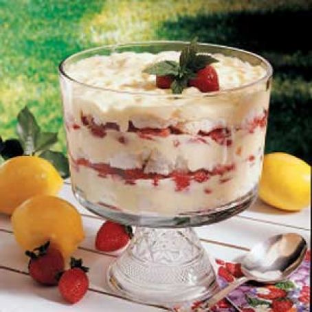 Strawberry Lemon Trifle Recipe