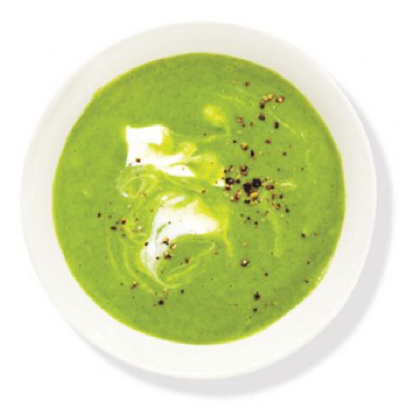 Creamy Broccoli & Spinach Soup