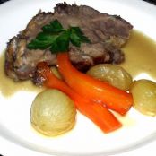 BONDIOLA DE CERDO CON PURE DE ZANAHORIA