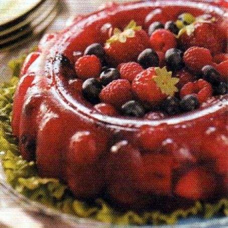 Berry Gelatin Mold