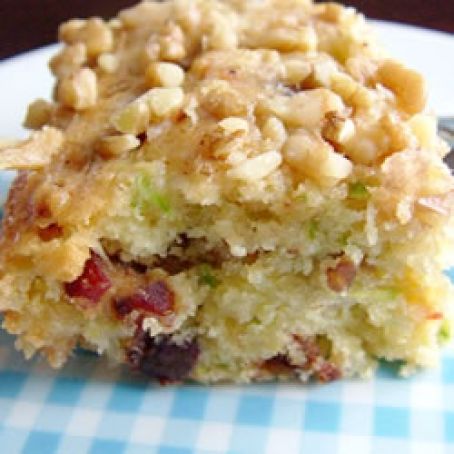 Zucchini-Coconut Cookie Bars