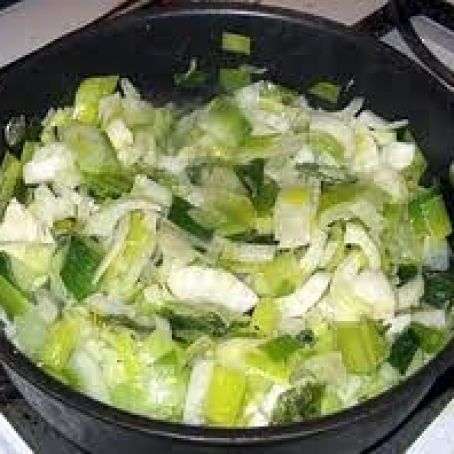 Saffron Risotto with Leeks