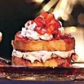 Grilled Strawberry Cheesecake Towers