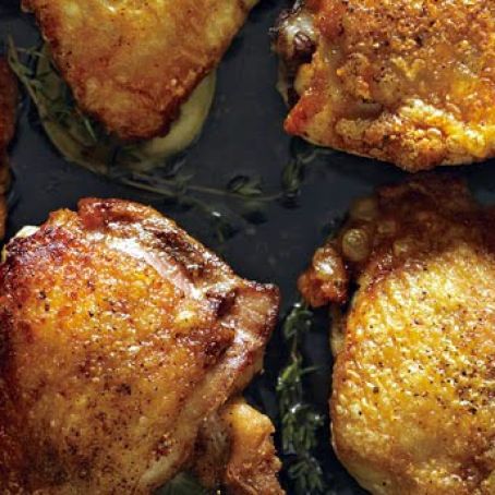 Chicken: Pan-Roasted Chicken Thighs