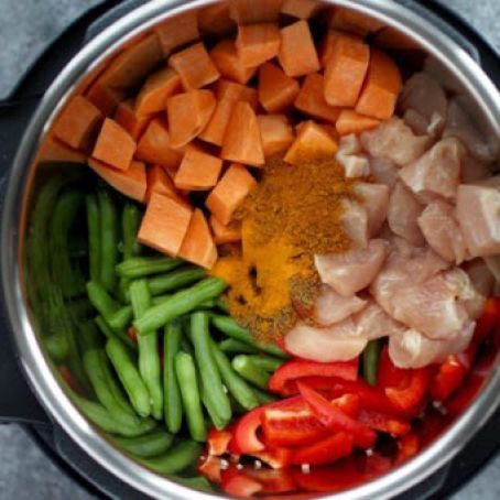 Instant Pot Sweet Potato Chicken Curry