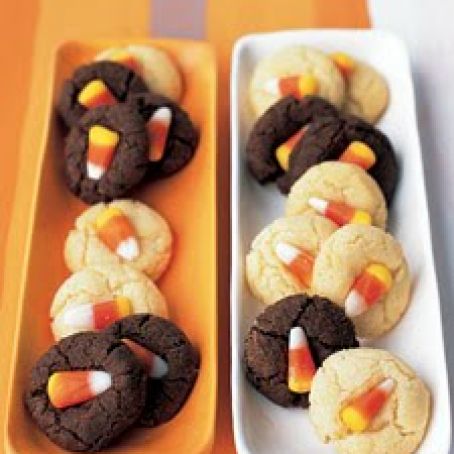 Candy Corn Sugar Cookies