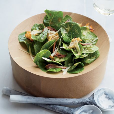 Creamy Caesar Salad with Torn Croutons