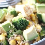 Warm Broccoli and Tofu Salad