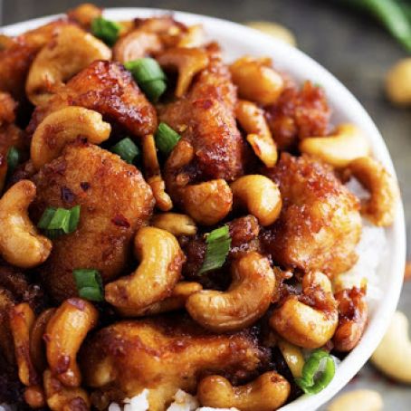 Slow Cooker Cashew Chicken
