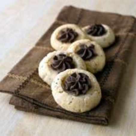 Chocolate Thumbprint Cookies