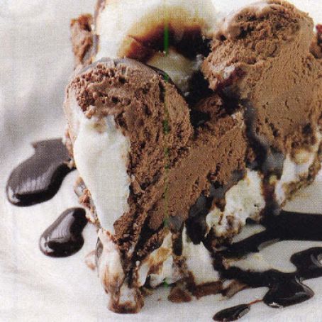 Crispy Chocolate Ice Cream Pie