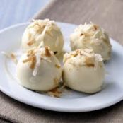 Toasted Coconut-Golden Oreo Cookie Balls