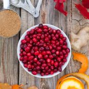 Orange and Ginger Spiced Cranberry Sauce
