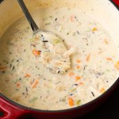 Creamy Chicken and Wild Rice Soup