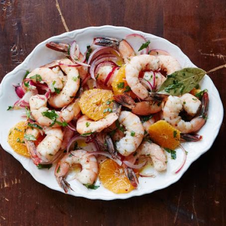 Pickled Shrimp with Satsuma