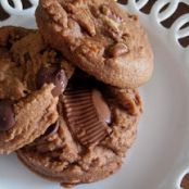 Chocolate Peanut-Butter Cup Cookies