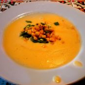 Sweet Corn Soup with Chile Oil