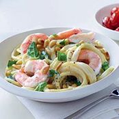 Pasta with Shrimp and Pine Nuts