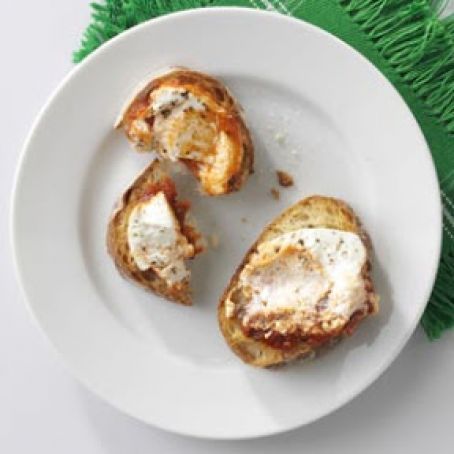 Warm Goat Cheese in Marinara