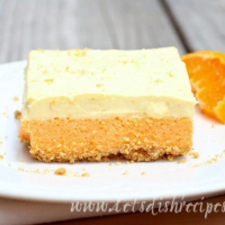 Orange creamsicle Dessert bars