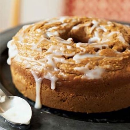 Pumpkin Pound Cake with Buttermilk Glaze