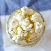 Garlic Parmesan Dill Popcorn