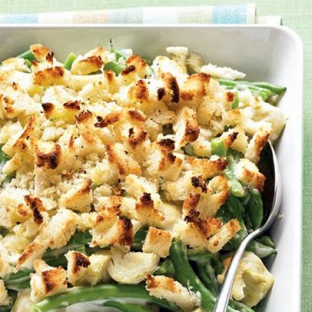 Green Bean and Artichoke Casserole