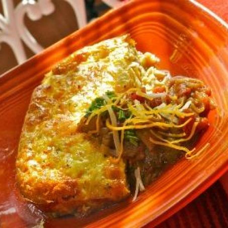 El Pinto's Green Chile Breakfast Casserole
