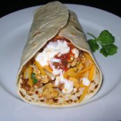 Chorizo and Scrambled Egg Burrito