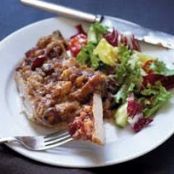 Tangy Pork Chop Stuffing Bake