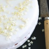 Strawberry-Elderflower Cake