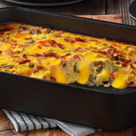 VELVEETA® Cheesy Bacon Brunch Casserole