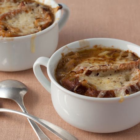 French Three Onion Soup