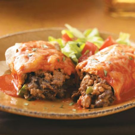 Turkey and Black Bean Enchiladas